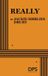 Really Concord Theatricals Really Paperback