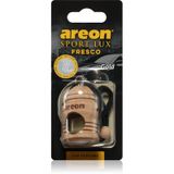 AREON Fresco Lux auto parfum sport lux goud autogeur hangende fles glas geurflacon parfum flacon hout luchtverfrisser set hangende hanger spiegel zwart 4 ml 3D (pak x 3)