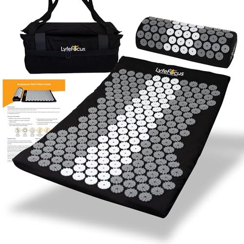 LyfeFocus Acupressuurmat & kussenset met reistas