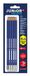 Alpino Junior Eraser 2HB Blue Hexagonal with Eraser, 12 Pieces