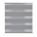 Zebra rolgordijn 140,9 x 175 cm stofbreedte 136,7 cm gris