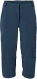 Vaude Yaras 3/4 Pantalon de vélo Bleu 44 Femme