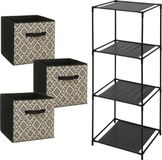 5five Opbergrek Smartrack - Zwart/Creme