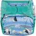 Pop-in Close Pop-in Single Printed Aplix Nappy, Blauw Puffin