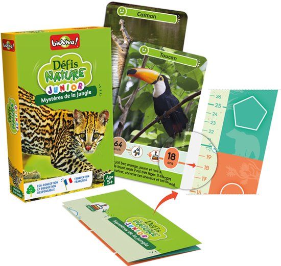 Bioviva Nature Challenge Junior Jungle Mysteries kaartspel