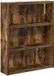 vidaXL Badkamer wandkast Gerookte Eik 40 x 10 x 50 cm