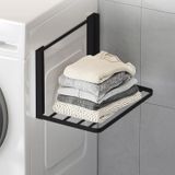 Étagère à linge magnétique extensible, pour machine à laver et sèche-linge, noire