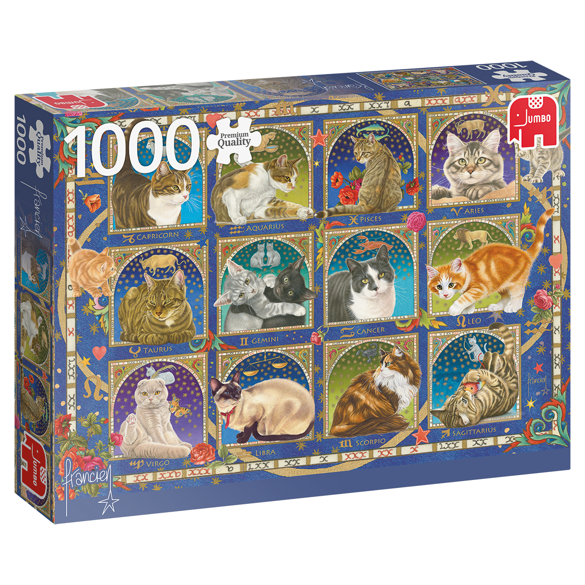 Jumbo Premium Collection Francien, Katten horoscoop 1000 stukjes