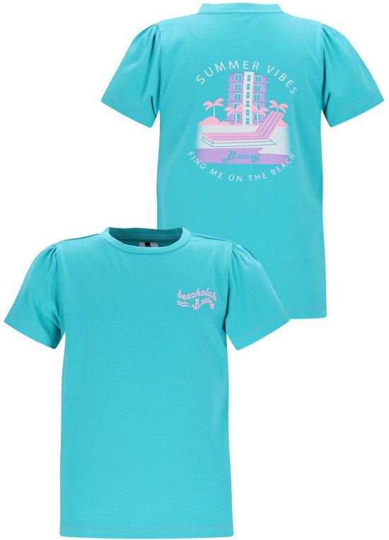 B.Nosy Tammy Meisjes T-shirt Aqua Maat 110
