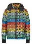 CIPO & BAXX Winterjas blauw / geel / rood / zwart
