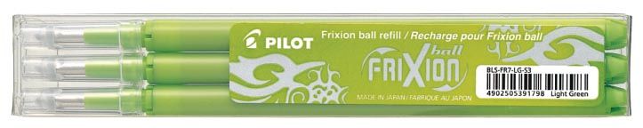 Pilot Frixion Ball/Clicker vullingen licht groen - 3 stuks