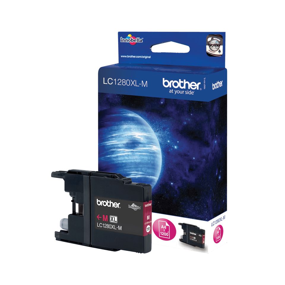 Brother LC1280XLM Magenta Inktcartridge (Origineel, XL)