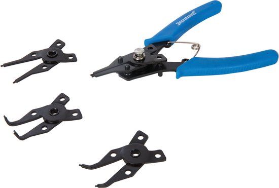 Silverline Borgveertangen Set - 5 delig - 160 mm - Oranje/Zwart