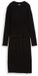 Tom Tailor Getailleerde midi-jurk met riem deep black