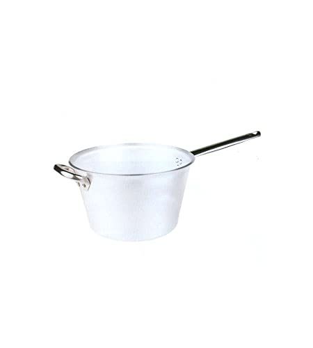 Pentole Agnelli Ketel voor polenta - Aluminium - 5 mm - Zilver