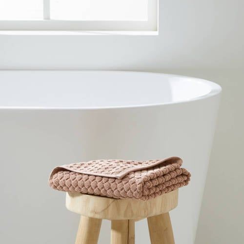 NOUS Living handdoek oudroze (100x50 cm)