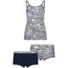 Vingino Fille G-so26-5 Ensemble débardeur à rayures Sous-vêtements Ensemble Bleu Foncé Taille : XXS