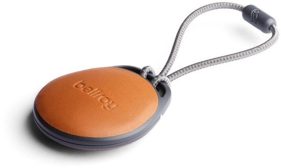 Bellroy Tag hoesje AirTag – Premium lederen afwerking – Oranje