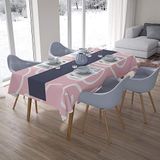 Bonamaison Tafelkleed, Anti-Mold, Sneldrogend, Waterdicht, 100% Polyester Tafellaken, Willekeurig patroon, 140 x 200 Cm - Ontworpen en Vervaardigd in Turkije