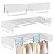 Sèche-linge mural avec 5 barres - Pliable et peu encombrant