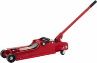 Topgear Laag model garagekrik - 2.5 ton - 85 mm - rood