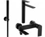 Mexen Zero R70 ensemble de salle de bain, noir