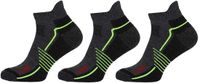 STAPP Wandelsokken Sneaker - Active Outdoor Bamboe - 3 paar - Donkergrijs - Maat 47/50