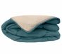 TOISON D'OR dekbed microvezel tweekleurig 400 gr/m2 Polyester Blauw 160x220 cm