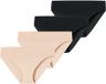 Schiesser Invisible Light slip dames zwart zand
