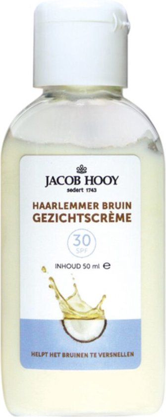 Jacob Hooy Haarlemmerbruin Gezichtscrème SPF 30 - 50 ml