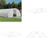 vidaXL Tuinkas met stalen frame 72 m² 18x4x2 m wit