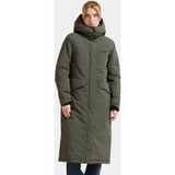 Didriksons Neja Long Parka Dames Donkergroen
