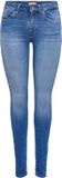 ONLY ONLBLUSH MID SKINNY REA12187 Dames Jeans - Medium Blue Denim - Maat XL/30