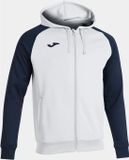 Joma Academy IV Jas Met Kap Kinderen - Wit / Marine | Maat: 152