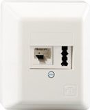 Rutenbeck Kombidose IAE/UAE 8 (6) - TAE 6 F+N, AP, reinweiß