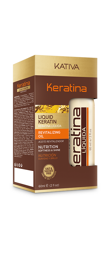 Kativa Keratin - 60ml - Haarolie - Dames - Alle Haartypen