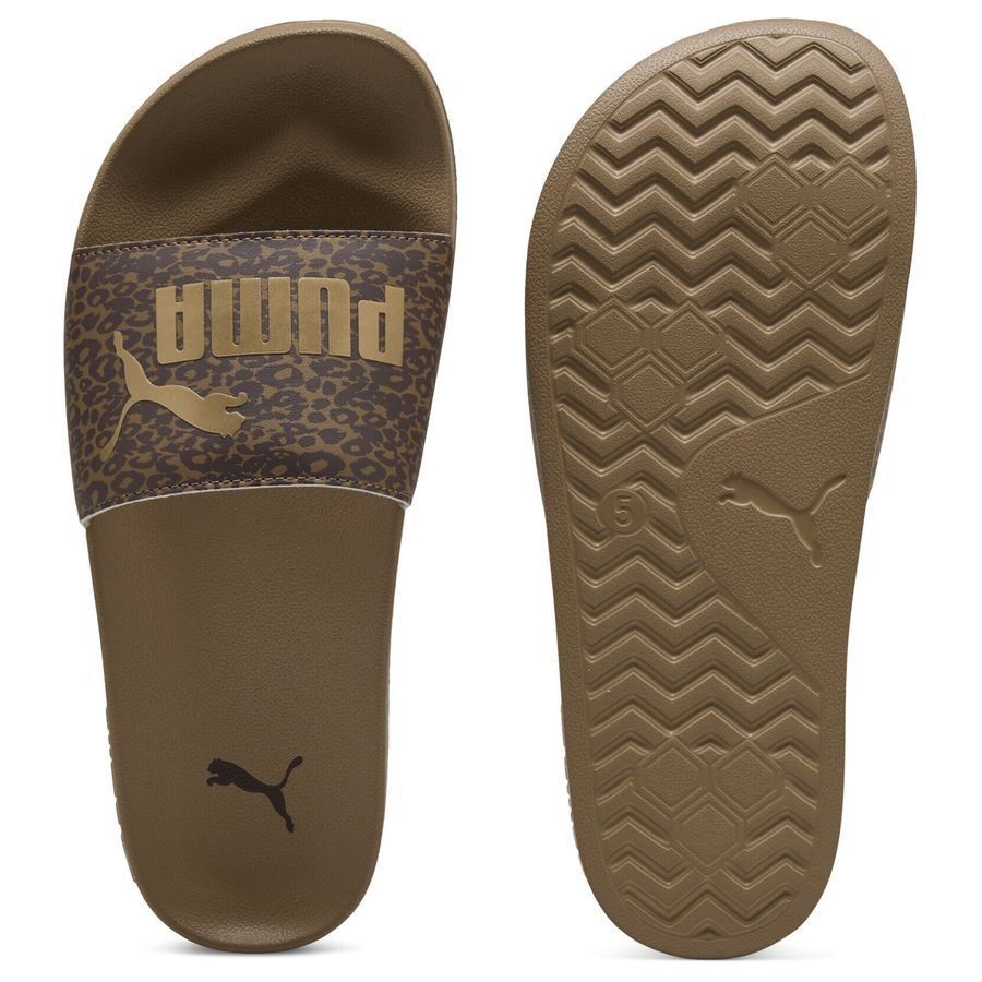 PUMA Leadcat 2.0 Feline Dames Slippers - Soft Taupe-Chocolate Fondue