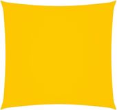 vidaXL Zonnescherm vierkant 2,5x2,5 m oxford stof geel