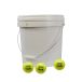 Sporti France Seau Avec 36 Balles De Tennis De Sporti France Blanc