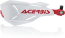 Acerbis X-Factory handbeschermers wit/rood