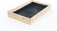 Viking Choice AP Onderdelen B.V. Moestuinbak - kweekbak - 140x120x18 cm - hout - met gronddoek