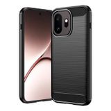 OnePlus Coque en TPU Brossé - Fibre de Carbone - Noire