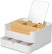 Merkloos Cosmetische organizer met spiegel