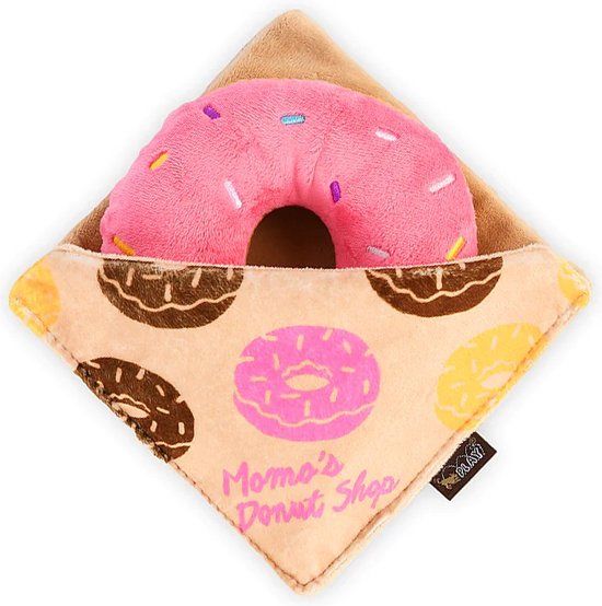 PLAY - Pup Cup Cafe - Doughboy Donut - Hondenspeelgoed - Pluche