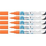 Schneider Paint-It acrylstiften 5-pack, oranje