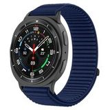 Samsung Galaxy Watch 8 - 40mm / 44mm Nylon Ribbelbandje - Donkerblauw