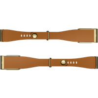 Whoop MG LeatherLuxe Tapered Band Bruin/Goud S/M