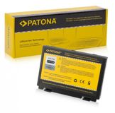 PATONA Batterie pour ordinateur portable pour ASUS F52, F82, K40, K50, K51, K60, K61, K70, P50, P81, X5C, X5D, X5E, X5J, X65, X66, X70, X87, X8A, X8B, X8D, Pro5C, Pro5D, Pro5E, Pro5J, Pro65, Pro66, Pro79, Pro88, Pro8B, Pro8D - Noir, 4400mAh, 11.1V