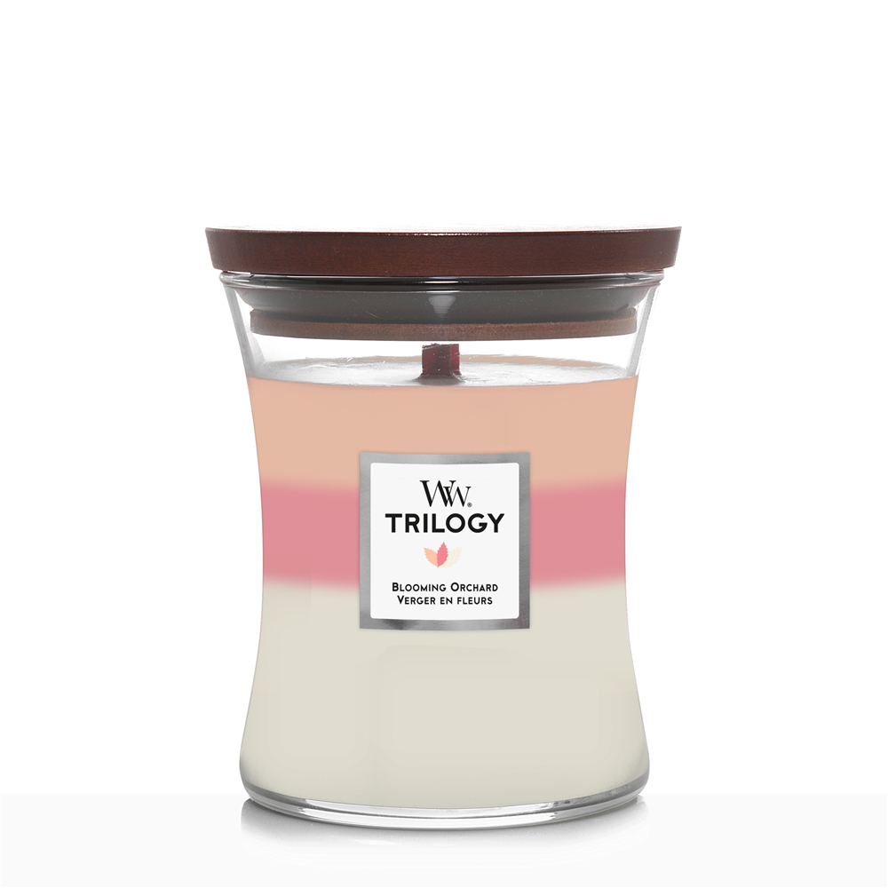 WoodWick Blooming Orchard Trilogy Medium Jar