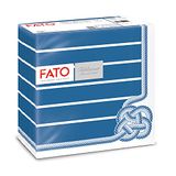Fato - Servetten van droogpapier, Airlaid, stoflook, verpakking met 50 servetten, formaat 40 x 40 gevouwen, decor skipper blauw